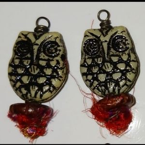 Saga Haus Handmade Owl Jewelry Components Beading Supplies